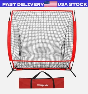 5'x5' Portable Baseball Net Softball Practice Batting Training Net w/ Bag