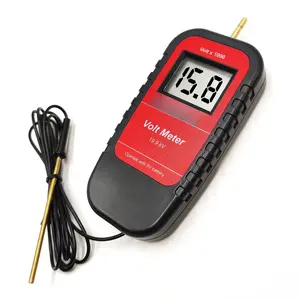 Digital Volt Meter for Electric Fence, Range up to 19,900 V (19.9 kV), Fence  Tester with Large LCD Display, Automatic On/Off, Grounding & 9V  Included