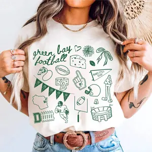 Green Bay Cheesehead Football Comfort Colors Shirt,Trendy Green Bay Football Shirt,Green Bay Game Day Tee Shirt,Gift for Green Bay Fan Gift