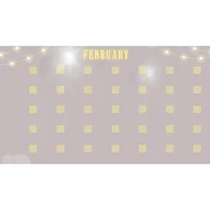 February Calendar Page