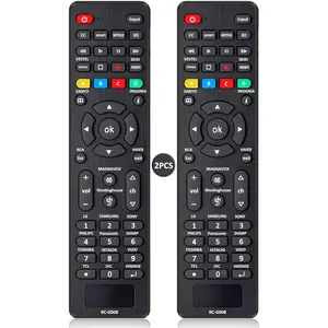 (Pack of 2) Universal TV Remote Control Replacement for TCL, Samsung, Insignia, LG, Hisense, Sony, Philips, Vizio, Sharp, Panasonic, Sanyo and Other Brands LCD LED 3D HDTV Smart TV Remote