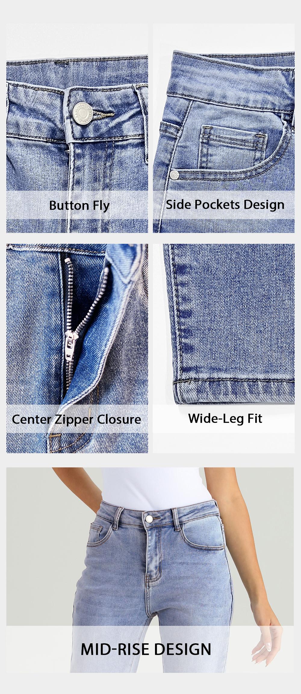 KatchMe Women's Street Mid-Rise Tapered Jeans, Cozy Fall Outfits for Daily Wear, Soft Stretchy Women's Bottom, Leisure Denim Trousers, Street Womenswear KatchMe Women's Street Mid-Rise Tapered Jeans, Cozy Fall Outfits for Daily Wear, Soft Stretchy Women's Bottom, Leisure Denim Trousers, Street Womenswear