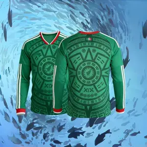 2026 Mexico Home Away Short Long Sleeve Soccer Jersey Fans Version Breathable