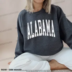 Alabama Sweatshirt - Alabama Crewneck - Alabama Shirt - Trendy Sweatshirt - Vintage Sweatshirt