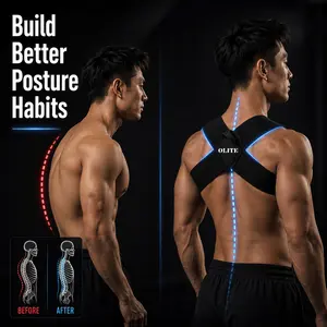 OLITE Fitness Heavy Shoulder Straps for Bench Presses & Shoulder Training Press Lifts Chest Straightening Open Shoulder Assist Straps