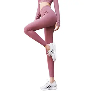 Lulu High Waist Yoga Pants Women Nude Feel Leggings Breathable Stretchy Belly Control Hip Lift Fitness Tights