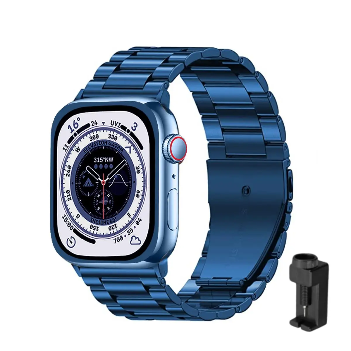 Stainless Steel Watch Band for iWatch, Fashionable Simple Design Watch Band (Band Only), Wearable Accessories Compatible With Apple Watch Series, Fash