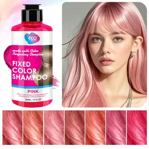 OMG! This 300ml pink color shampoo leaves hair pink & smooth my BFF begs for the link!