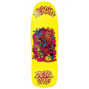 Heroin Skateboard Deck Dead Dave Trainlines 10.125" x 32.5"