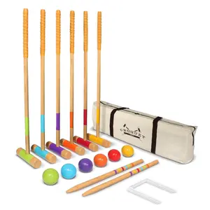 GoSports Full-Size Deluxe Croquet Set