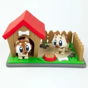 Doghouse German Shepherd Puppy Play Set