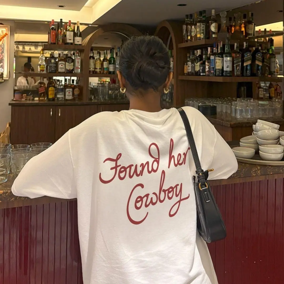 Found Her Cowboy Tshirt, Bride Shirt, Western Bride Tee, Wedding Weekend Top