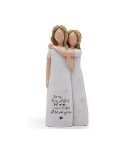 Mom Birthday Gifts from Daughter, Christmas for Mom, Mother of The Bride Gifts, Birthday Gifts for Mom from Daughter, Mom Gifts for Christmas, Sculpted Hand-Painted Figurine