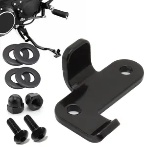 Black Motorcycle Support Extension Kit for Harley Sportster 07-Up XR 08-13 Forty Eight XL1200X XL1200N Iron 883 XL883N