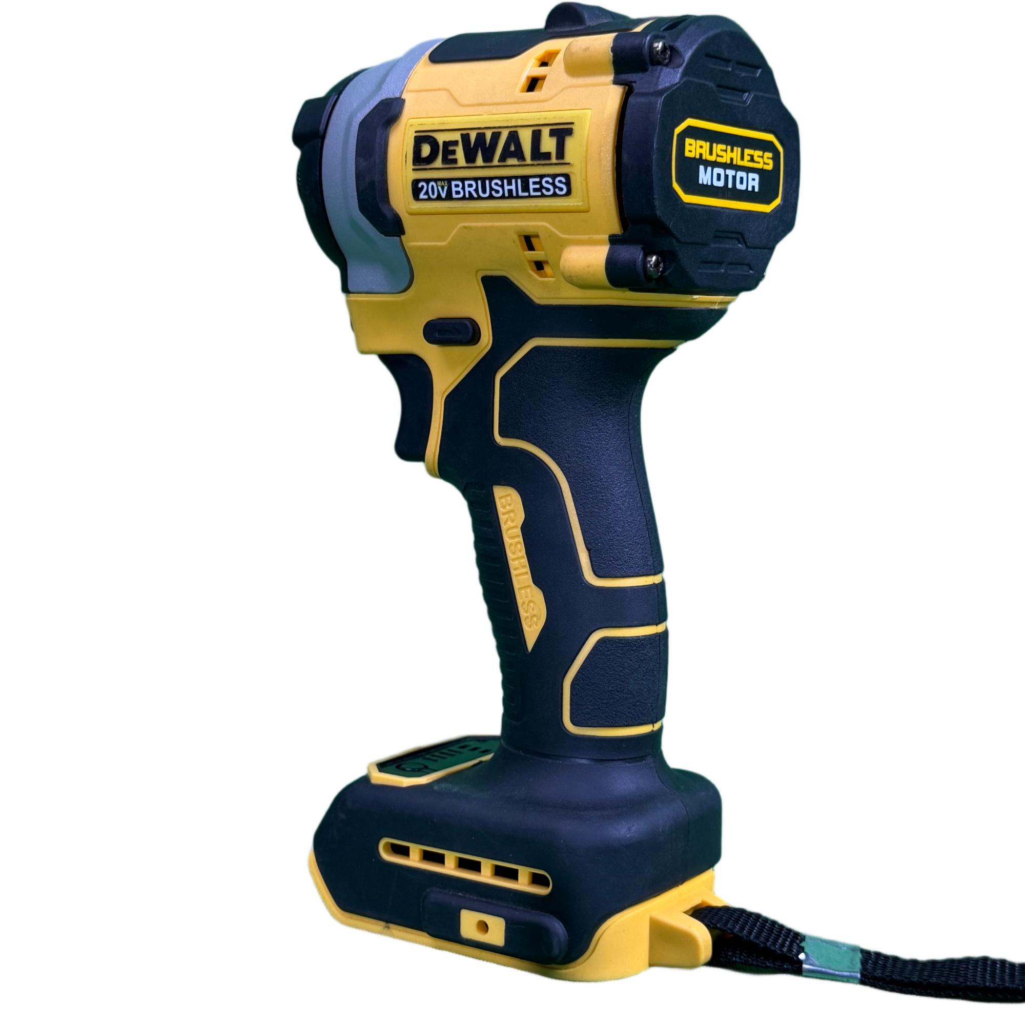 DEWALT DCF850 20V Brushless Impact Driver 3250RPM 3800IPM 3-Speed High Torque Tool for Construction & Home Repair