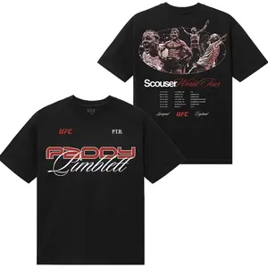 Paddy Pimblett The Baddy T-Shirt, UFC Black Paddy Pimblett World Tour T-Shirt, UFO Graphic Tee, Unisex Shirt, Gift for Him M20