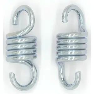 700lbs Capacity Hammock Chair Spring, 4 Inch Porch Swing Springs Suspension Hangers Hooks Replacement for Outside Garden Porch Swing Chairs Seat, Heavy Duty, 2 Pieces