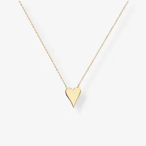 Terry Heart Pendant Necklace