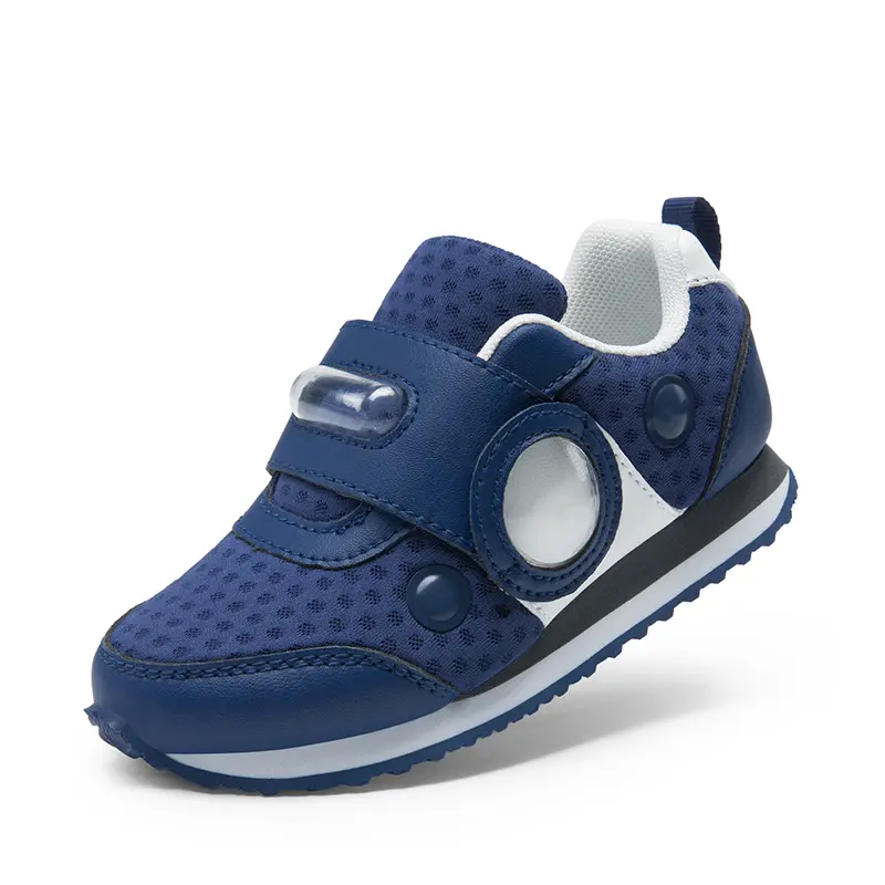 DREAM PAIRS Kids' Storybook Captain Sporty Low-Top Hook-and-Loop Athletic Footwear, Non-Slip Round Toe Breathable Casual Trainers for Everyday Use