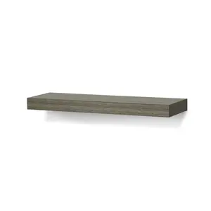 212 MAIN Ash Oak Wooden Mini Avalon Floating Shelf Kit, 20 in. MDF Veneer Wallscapes with Hidden Brackets, Modern Clean Room Decor for Home Office, Easy Installation, 5lbs Max Weight Capacity