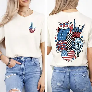 We The People 1776 T-Shirt – Distressed American Flag Patriotic Graphic Tees, Unisex Casual Top, Menswear Top