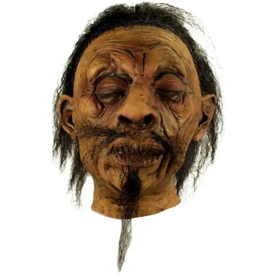 Ghoulish Productions Shunken Head A-1  Voodoo Head Decor, Head Voodoo Doll Car Dashboard Decoration, Brown Head Voodoo Doll. Witch Doctor Line