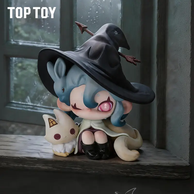 TOPTOY Moonin Faded Childhood Series Figure Blind Box. Delicate Painted Details, Retro Childhood Style, Exquisite Small Size For Desktop Display. Popular Trendy Collectible Toy And Surprise Gift For Figure Lovers.