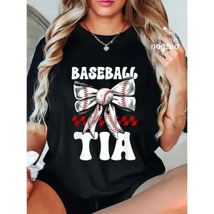 100% Cotton Baseball Tia Coquette Tia Of A Baseball Player Tia T-Shirt