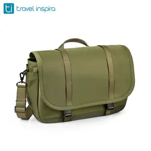 Outdoor Messenger Bag for Men/Women, Anti-theft Men's Laptop Bag 16 inch Water Resistant Crossbody Satchel Bags Computer Work Office College Bag with Shoulder Strap