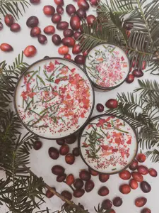 GATHER HERE Cranberry Pine Candle