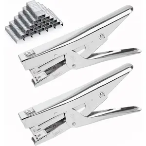 Heavy Duty Office Stapler, 20 Sheets Capacity, 4000 Staples, No-Jam, Fast Reload, Silver, Classic