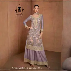 Luxury 3 Piece Ready To Wear Embroidery Dress by Trendy Fabrics