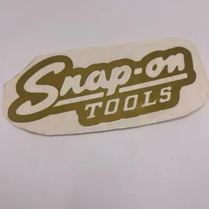 Snap-on Tools Golden Vintage 1950 Logo Sticker New High-Quality Durable Design for Enthusiasts Collectors Classic Look