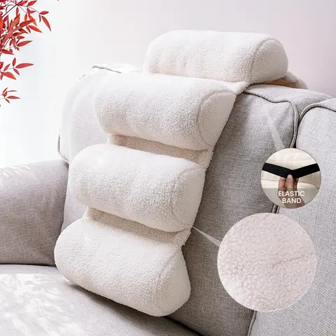 Waist Back Comfortable Pillow (1 Count), Breathable Waist Cushion, Waist Back Soft Cushion for Home & Office Chair, Supportive Bolster, Waist Wedge Bolster