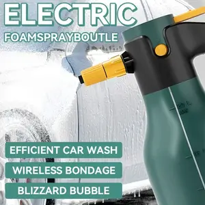 USB-C Fast Charge Electric Foam Sprayer 70° Wide-Angle Spray for Car Wash & Home Cleaning 🚗