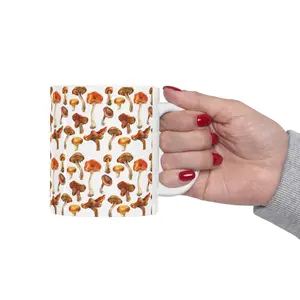 Magic Mushroom Mug, Cottagecore Mug, Plant Mug, Cottagecore Gift, Plant Lover Mug, Cottagecore Decor, Goblincore Mug, Mushroom Coffee Mug