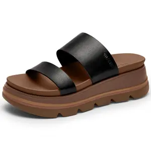 Vilanva women’s platform slip-on sandals—lightweight, comfortable, non-slip chunky slides with open toes and wedges for vacations and the beach, ideal for trendy summer outfits in 2026 #SummerVibes