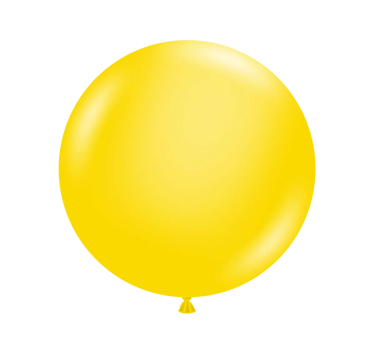 TUFTEX Solid Yellow Standard 17-In Non-Transparent Biodegradable Balloons - 25 Pieces, 25 Balloons, Festive & Party Supplies, Balloon Party Supplies