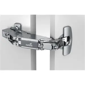 212 MAIN Hettich 3 mm Base Sensys 8657i 0 Entry Screw-On Hinge - TB 52, Steel Nickel Door Hardware for Sailing Water Sports