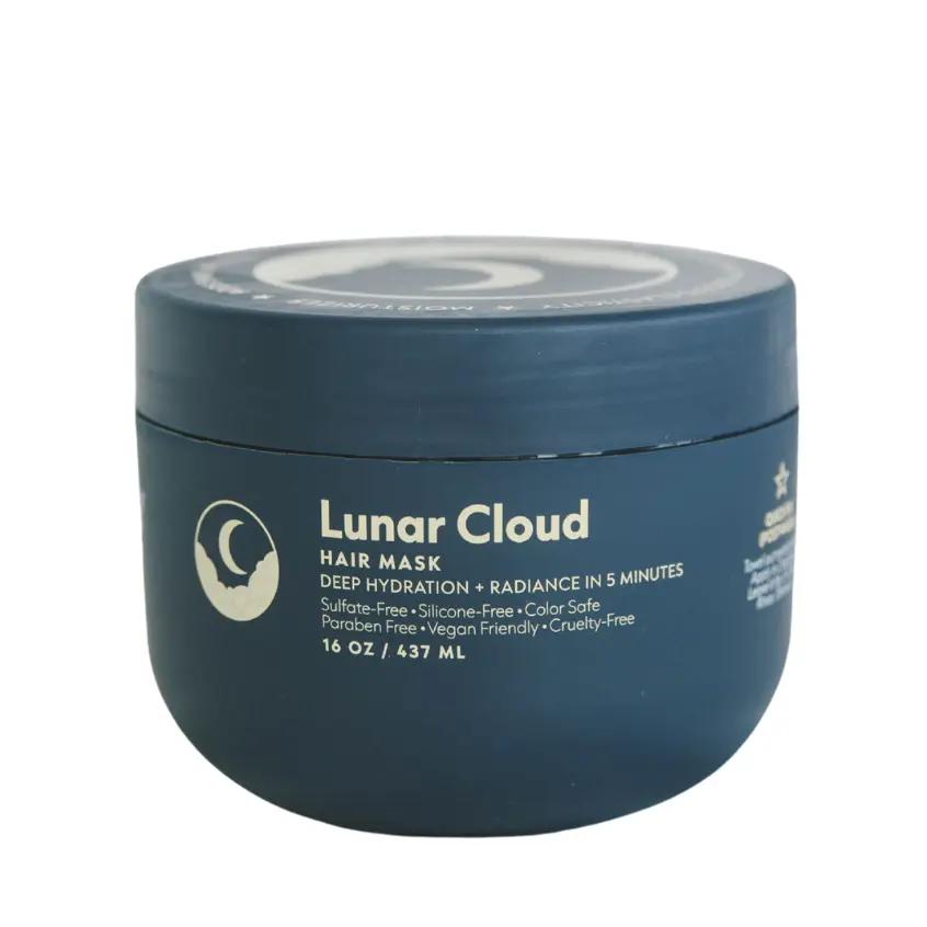 NAVY Hair Care Lunar Cloud Hydrating Hair Mask, Deep Moisture Repair for Dry Damaged Hair, 16 oz