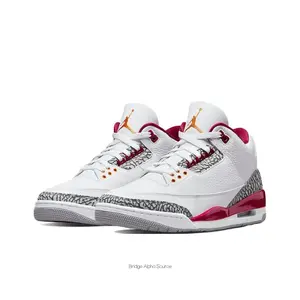 White-Red Leather Mid-Top Sneakers with Dark Grey Elephant Print and Gold