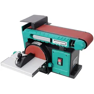 Two-in-One Sanding Machine 4x36 Inch Belt & 6 Inch Disc Sander with Adjustable Belt Tilt for Woodworking Metalworking & Plastic Fabrication Projects 120V/60Hz