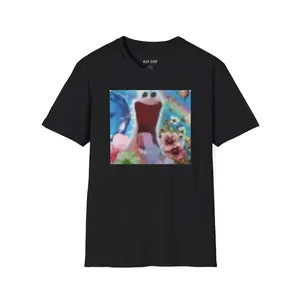 Dumb Ahh Patrick Print Casual Soft Streetwear Tee