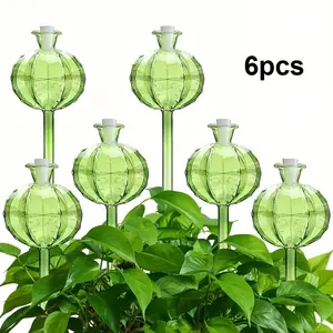 6pcs Cactus Automatic Self-Watering Spikes, Lazy Plant Waterer Balls for Potted Plants, Easy Care Garden Accessories