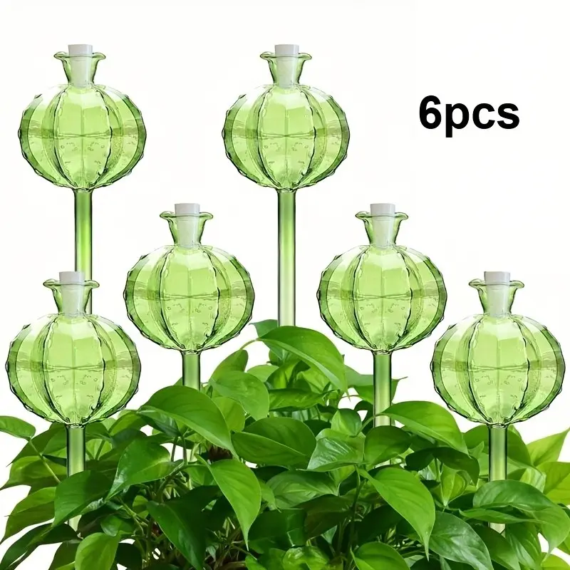 6pcs Cactus Automatic Self-Watering Spikes, Lazy Plant Waterer Balls for Potted Plants, Easy Care Garden Accessories, Automatic Watering Stakes, Automatic Watering Devices