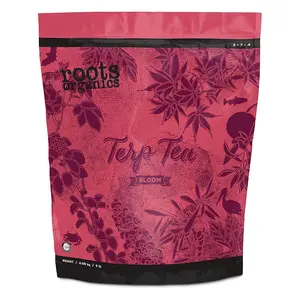Roots Organics Terp Tea Bloom Natural Dry Gardening Fertilizer, 9 Pound Bag