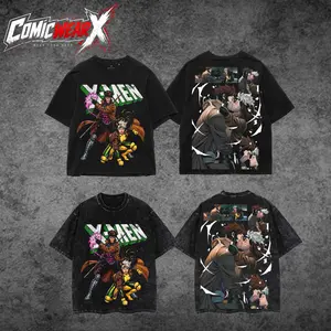 [ ComicWear X ] Style  90s X-Men Blue vs Gold Team Gambit Rogue Premium Cotton T-Shirt, Retro 1990s Mutant Graphic Shirt,  Retro Comic T-Shirt, Character Comics Fans Shirt, Superhero T-Shirt, Comic Book Fans T-Shirt, Superhero Graphic Tee