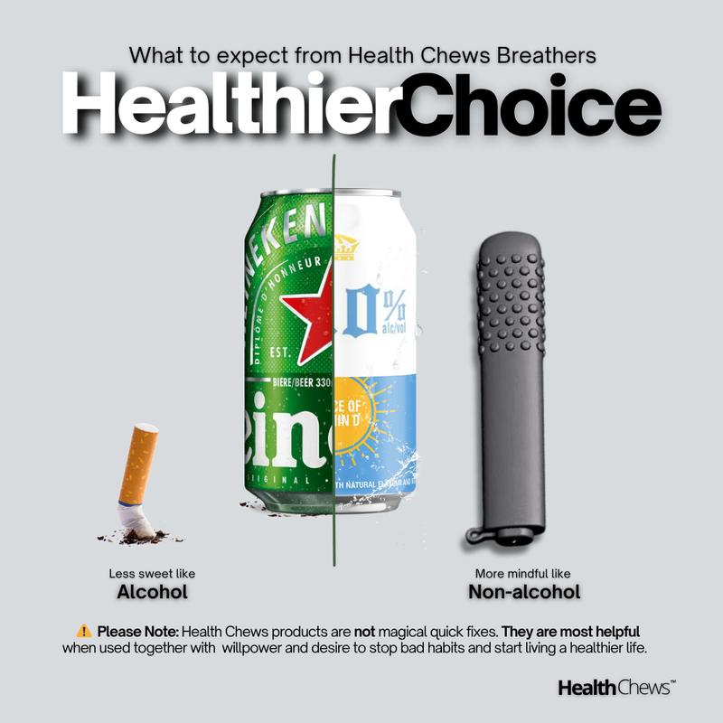 Chewable Breather PuffBars Aromatherapy Essential Oil 3-Pack Sampler with Refills Craving Puffer Relief Help for Quitting Bad Habits Essential Oil to Quit Vaping and Quit Smoking Naturally