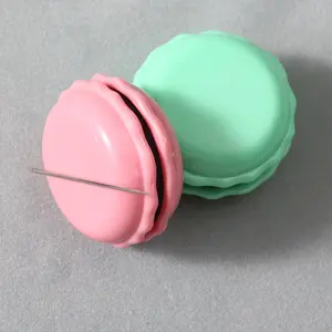 Macaron Color Needle Picker, Needle Grinder Tool, Fabric Embroidery Brush, DIY Sewing Tools, Pearl Needle Magnetic Box