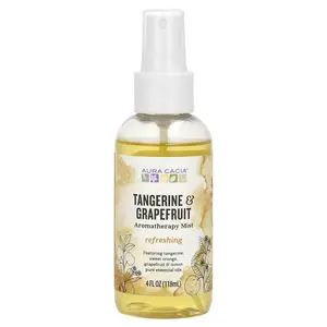 Aura Cacia Aromatherapy Mist, Tangerine & Grapefruit, 4 fl oz (118 ml)